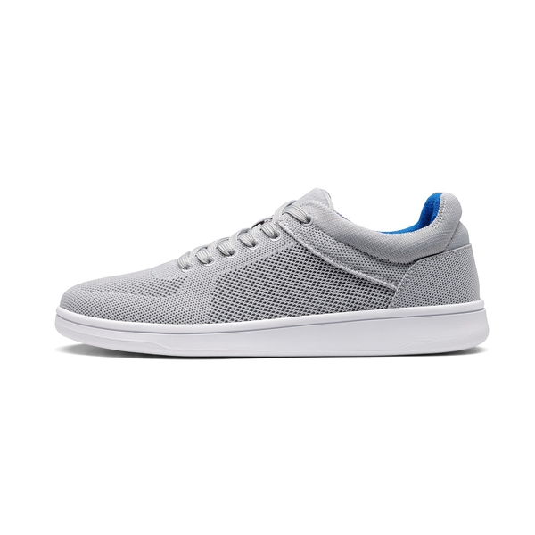 Men's Knitted Casual Sneakers - GREY - 2